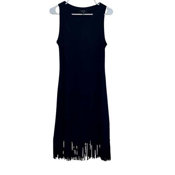 Karen Kane Dark Blue Fringe Dress Size Medium NWT - Picture 1 of 7